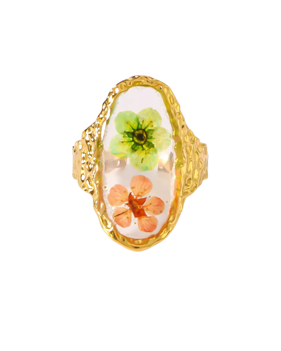 Mia Floral Oval Ring