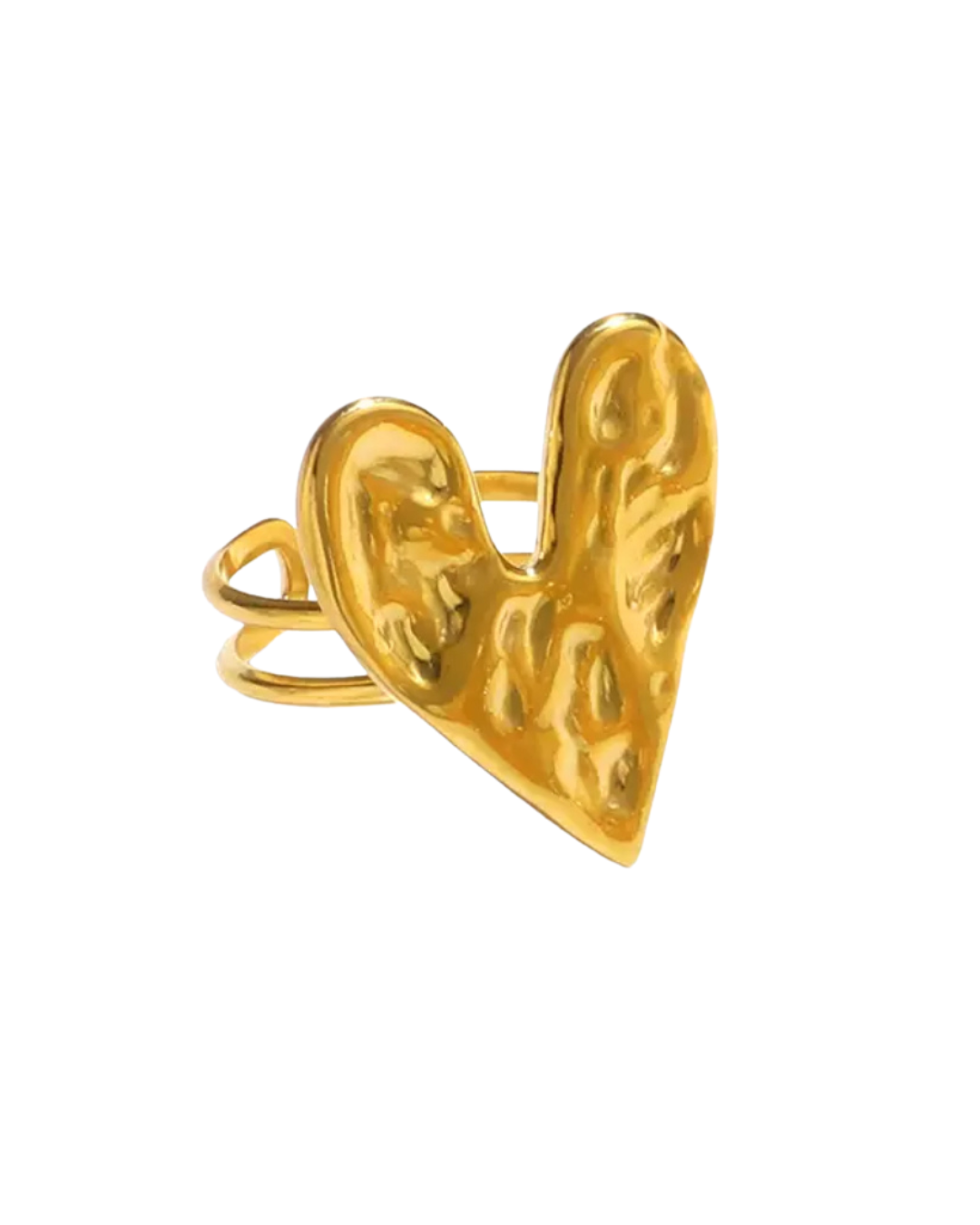 Hallie Molten Heart Ring