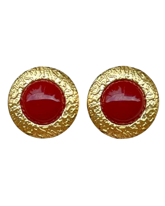 Carrie Red Earring