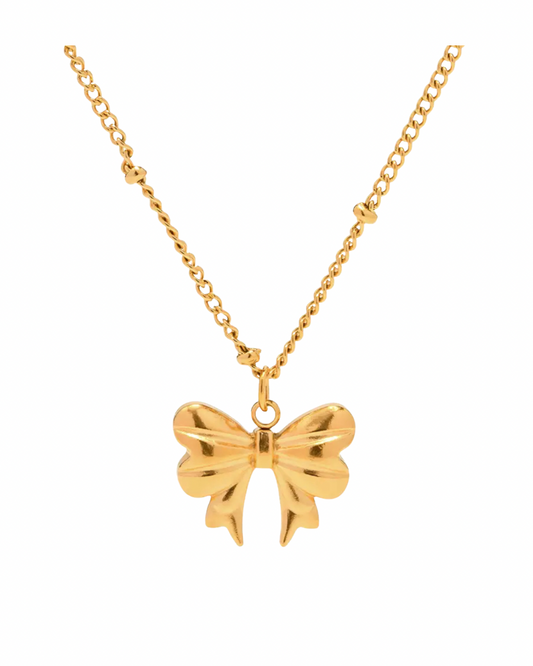 Aya Bow Necklace