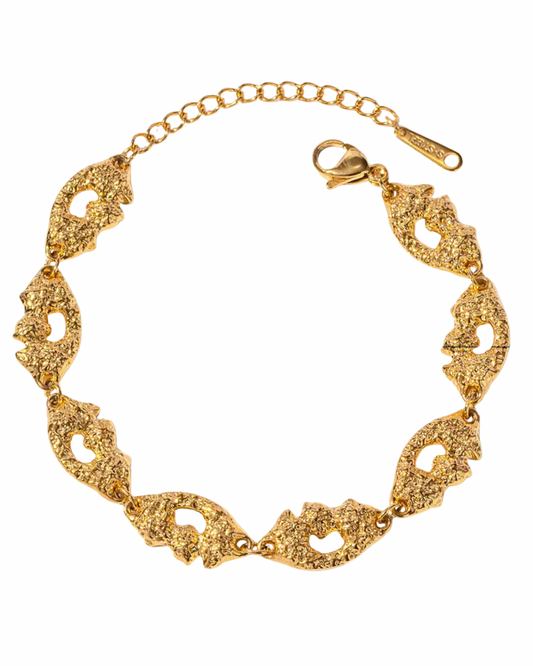 Gaia Textured Bracelet