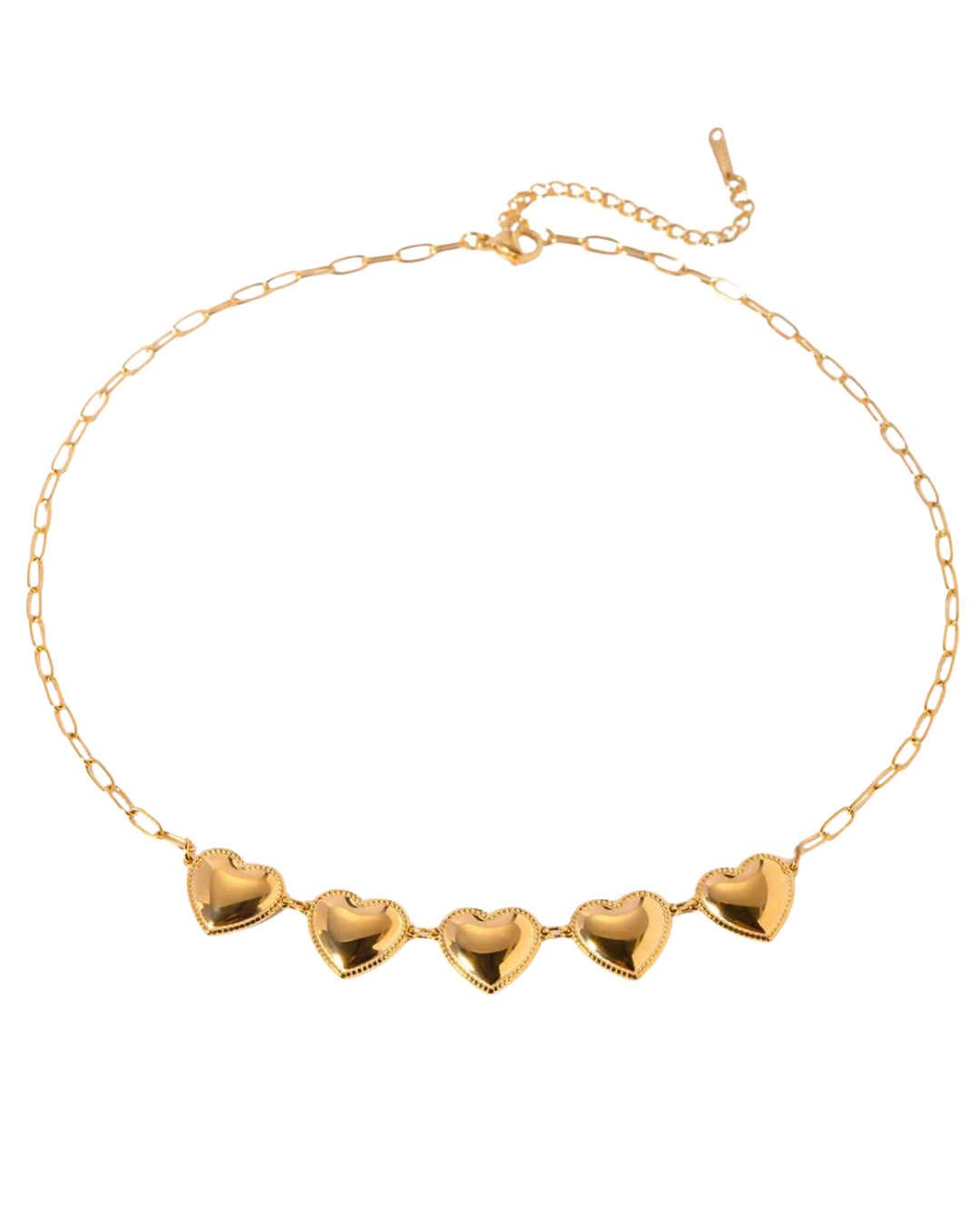 Lena Heart Chain Necklace