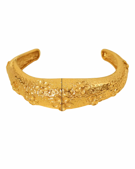 Talia Floral Cuff Bracelet